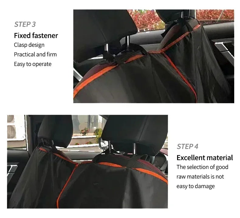 Oxford Dog Car Seat Cover — Waterproof Hammock Protector for Cars, Trucks & SUVs