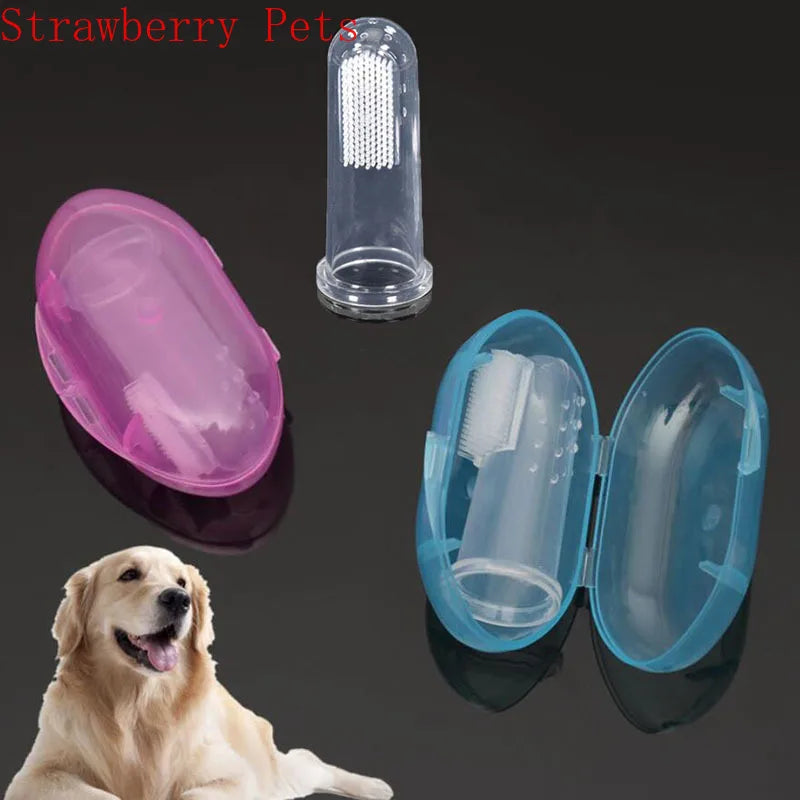 Soft Silicone Pet Finger Toothbrush