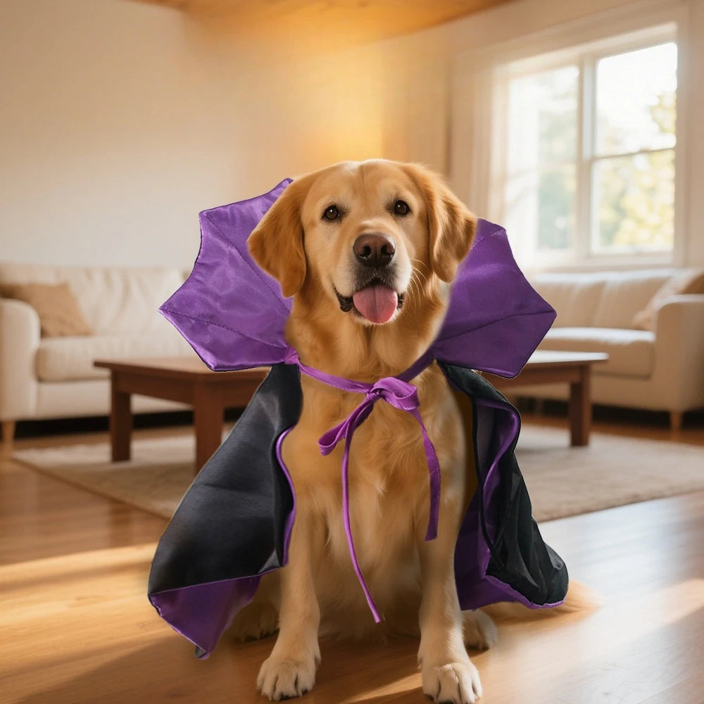Vampire Cloak Pet Costume for Dogs and Cats