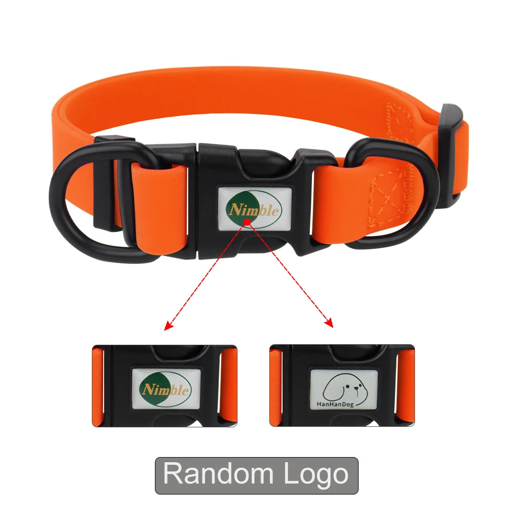 Waterproof Adjustable Pet Collar for Dogs & Cats