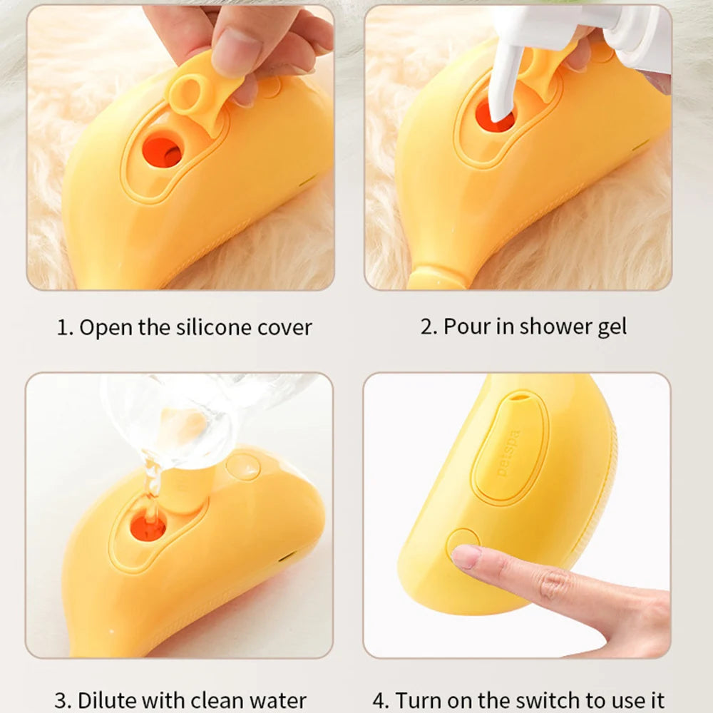 Newest Cat Dog Spray Comb Pet Grooming Accessories Multi Functional Cats Massage Brush Hair Removal Combs Cepillo Vapor Gato