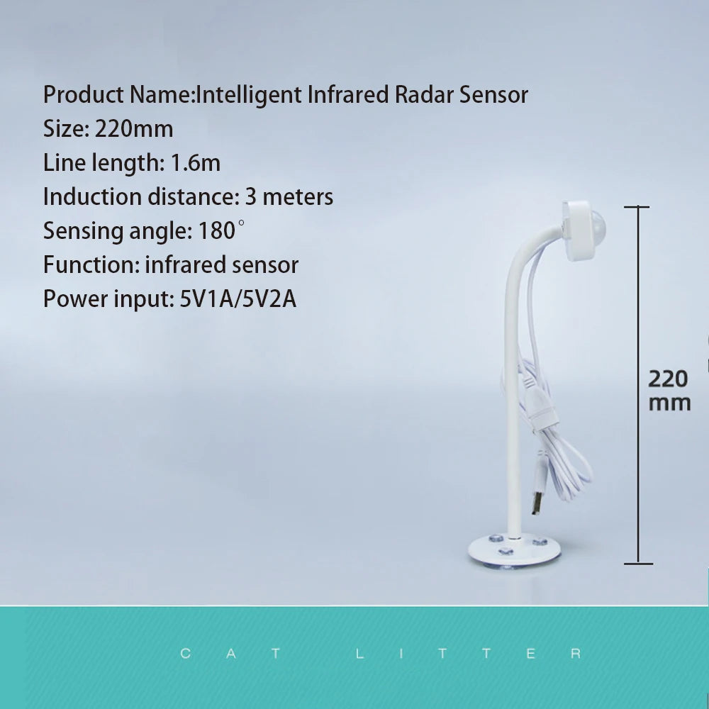 Smart Infrared Induction Switch for Pet Feeders - Universal Automatic Heating Control