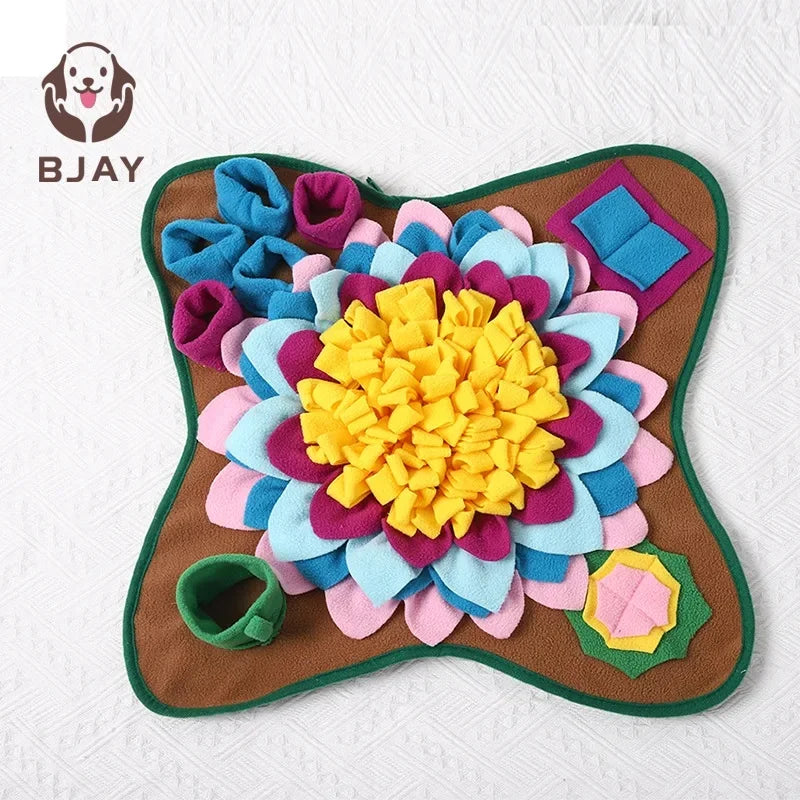 Dog Snuffle Mat – Interactive Foraging & Treat Puzzle