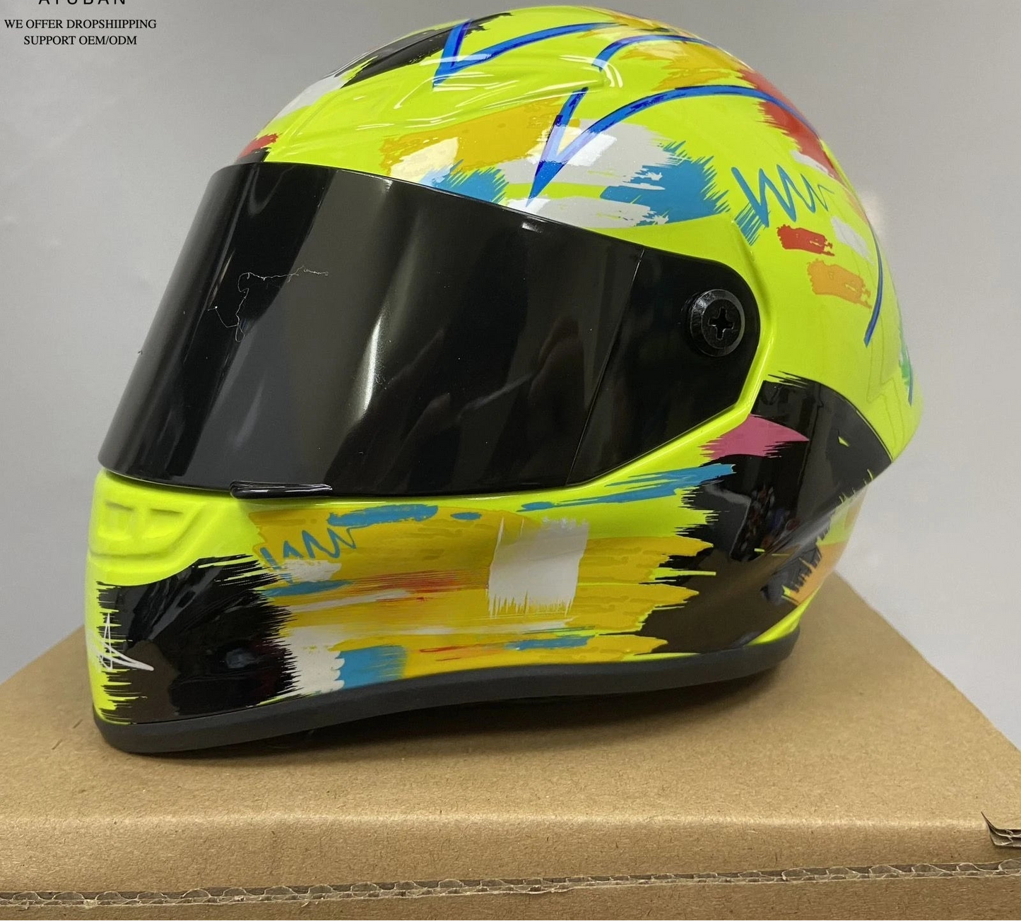 Full Face Pet Motorcycle Helmet for Cats & Small Dogs