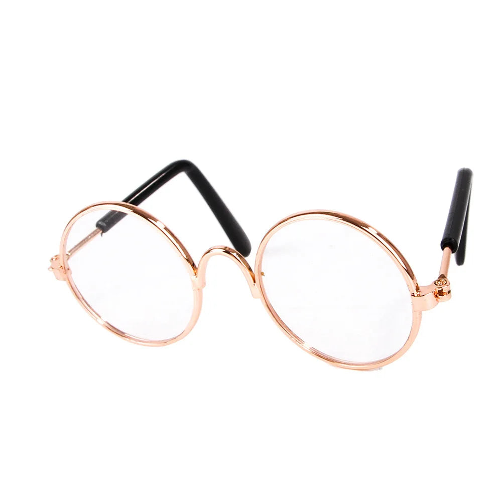 Vintage Round Pet Sunglasses for Cats & Small Dogs