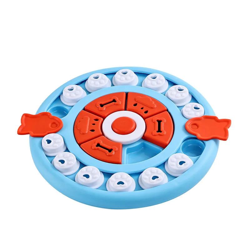 Non-Slip Puzzle Slow Feeder Bowl – Interactive Food Game for Dogs & Cats
