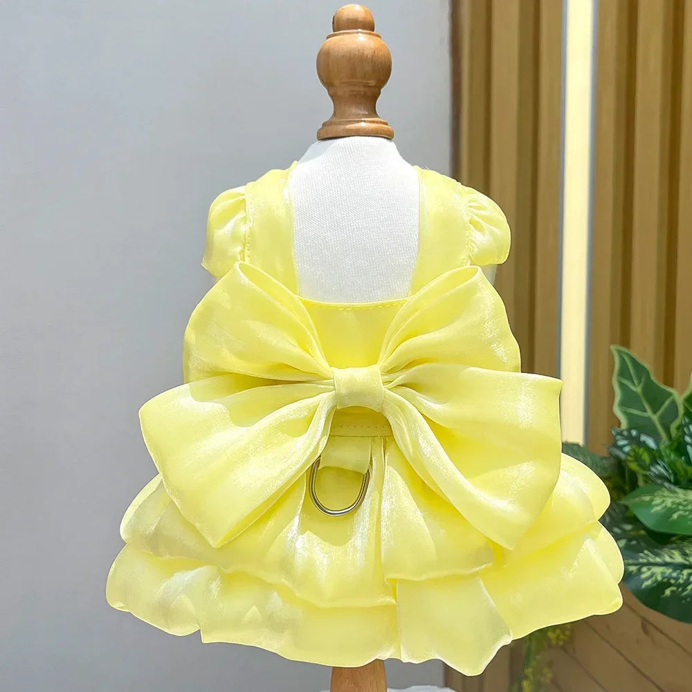 Bowknot Princess Dress for Small Dogs & Cats