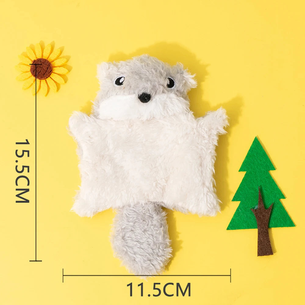 Flying Squirrel Squeaky Interactive Cat Toy