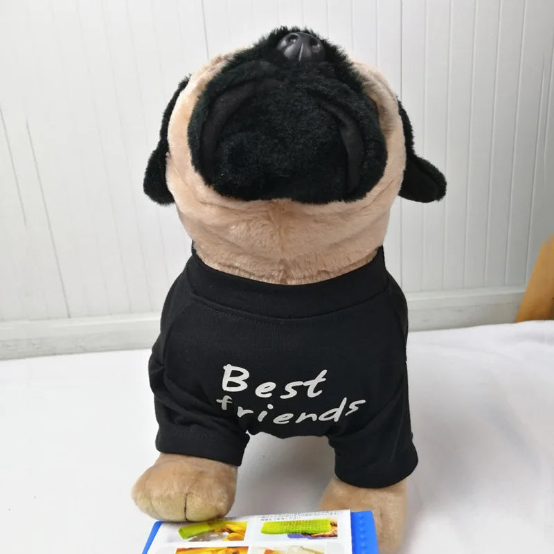 Round Neck T-Shirt Vest for Dogs — 7 Colours, S to XXL