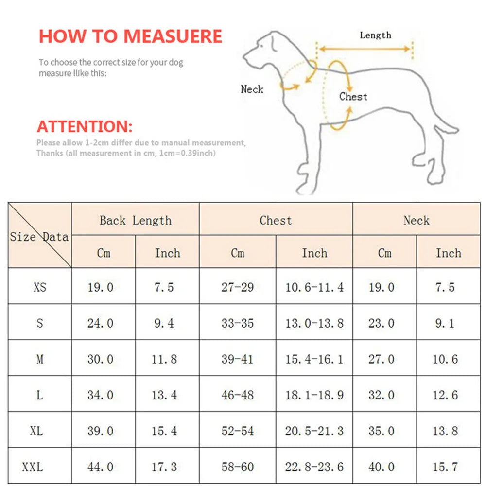 Winter Down Jumpsuit for Small Dogs | Padded All-in-One Dog Coat