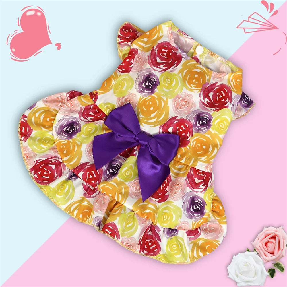Bow Knot Princess Dress for Small Dogs & Cats