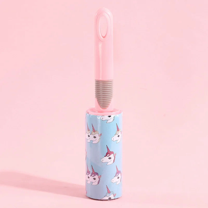Brosse autonettoyante anti-poils d'animaux - Rouleau anti-peluches réutilisable