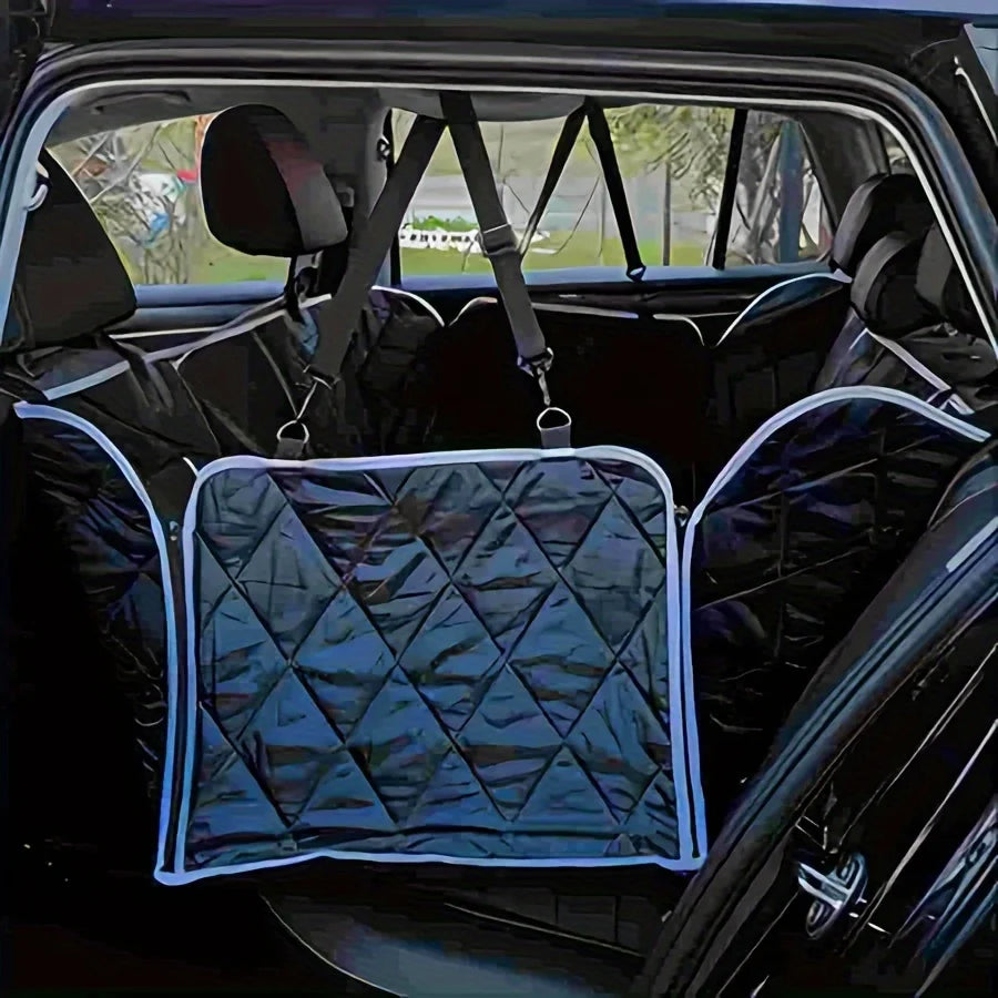 Waterproof Dog Car Rear Seat Cover & Extender Mat