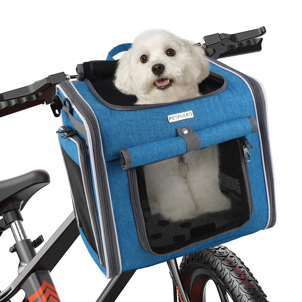 Expandable Soft-Sided Pet Carrier with Four Access Openings