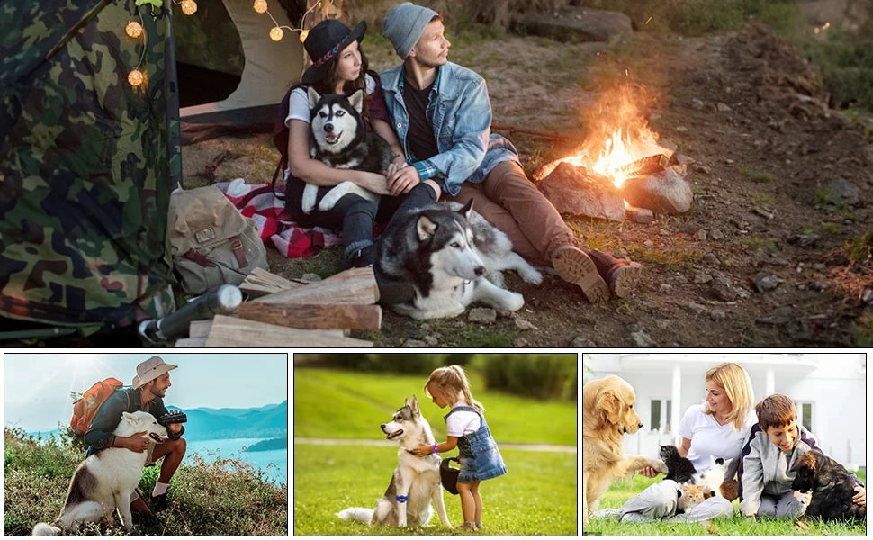 Ultrasonic Anti-Bark Dog Training Device with LED