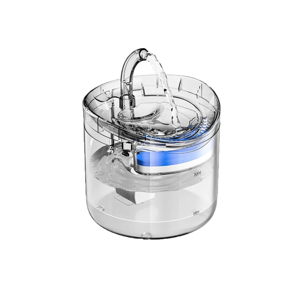 2L Motion-Sensor Pet Water Fountain — Activated Carbon Filter, Silent USB Drinking Bowl for Cats & Dogs