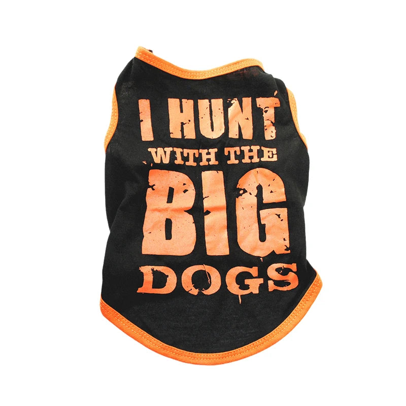 Printed Cotton Summer Vest for Cats & Puppies