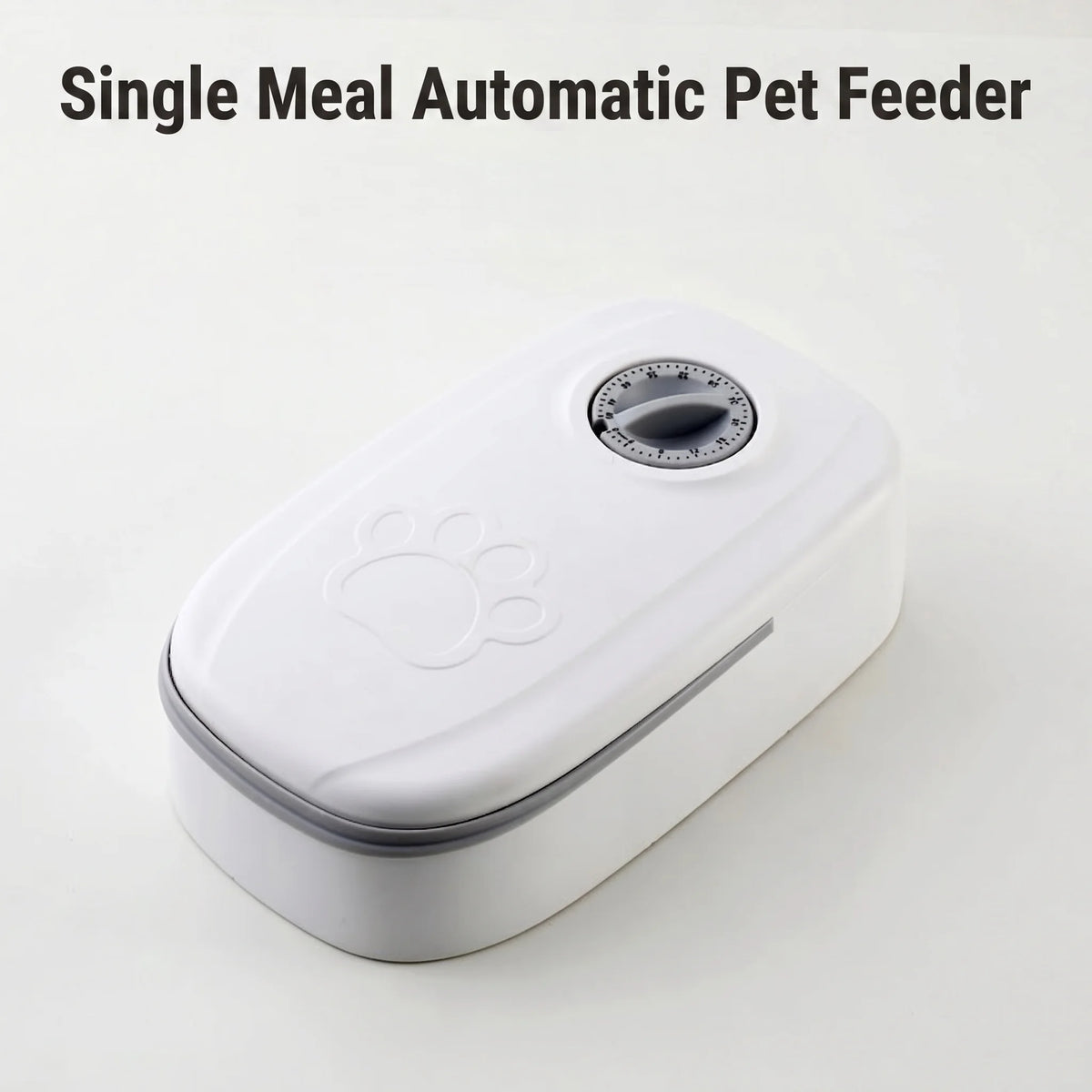 Single-Meal Automatic Pet Feeder with Timer & Cooling Pack