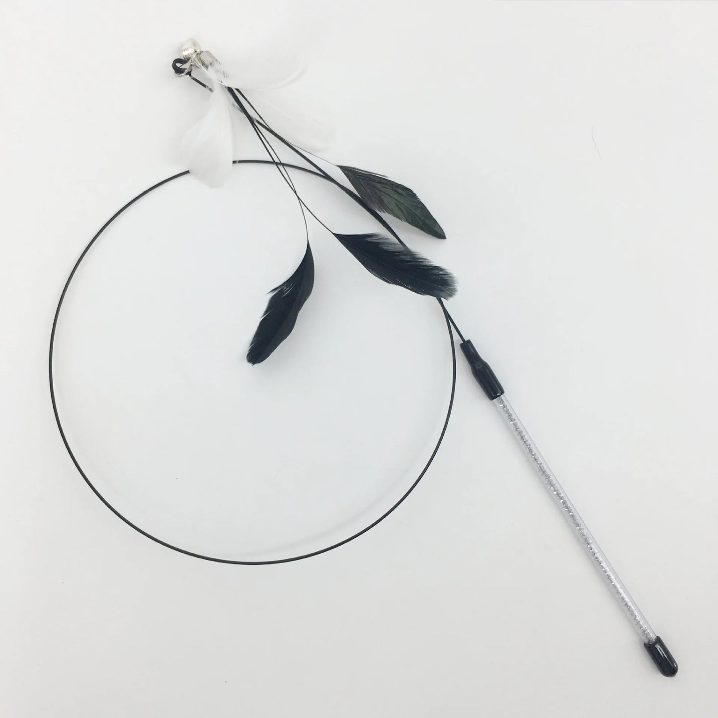 Hands-Free Suction Cup Cat Toy - Interactive Feather Wand Set