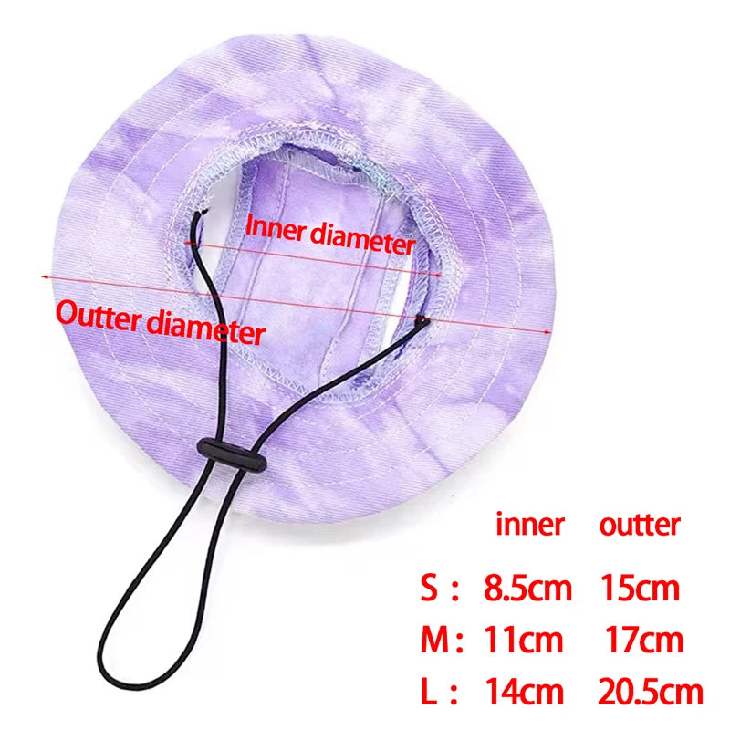Cotton Fisherman Sun Hat for Dogs & Cats