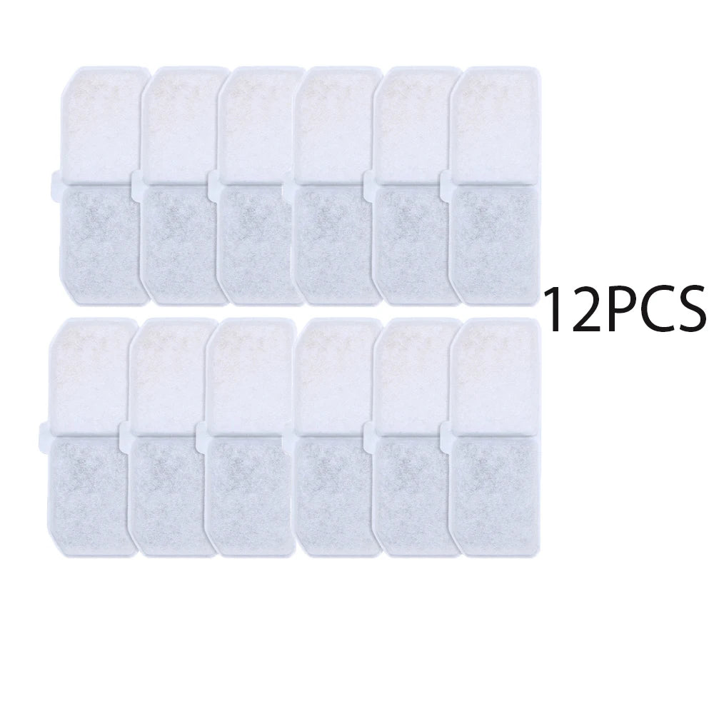 Recharges de puces de filtre pour fontaine à eau pour animaux de compagnie — 12 pièces/24 pièces