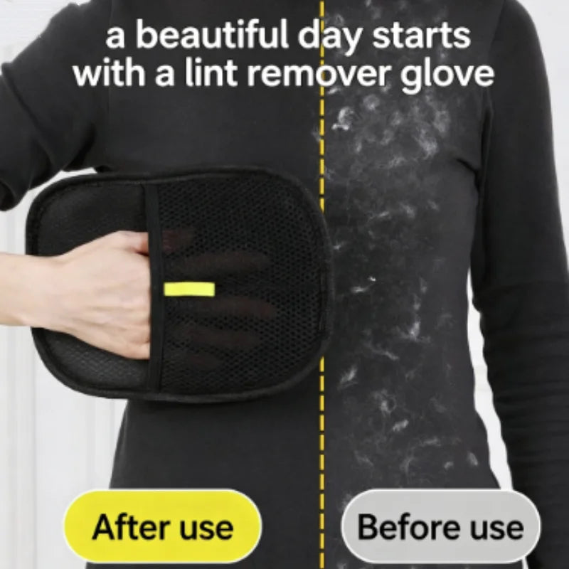 Cloth Pet Hair Removal Gloves