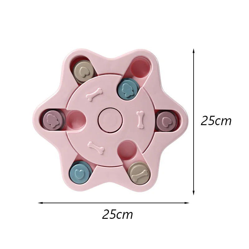 Interactive Puzzle Slow Feeder Bowl for Cats & Dogs
