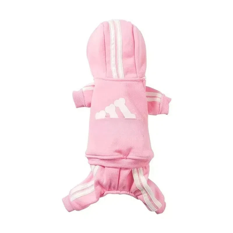 Winter Dog Jumpsuit - Warm Fleece Hoodie for Small to Large Dogs