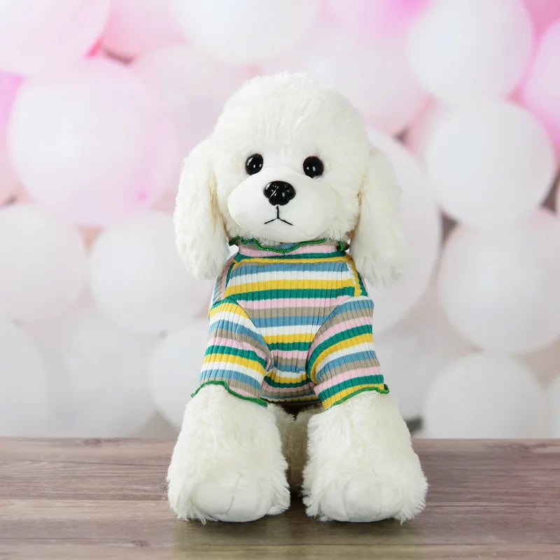 Cotton 100% Cat Dog Vest Summer Pet Clothes Stripe Pullovers for Small Dogs Cats Chihuahua Pomeranian Puppy Ropa Para Perros