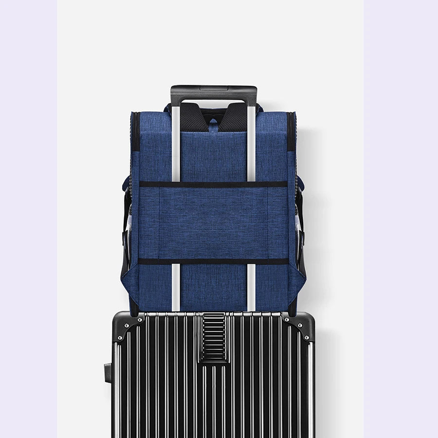 Foldable Mesh Pet Carrier Backpack