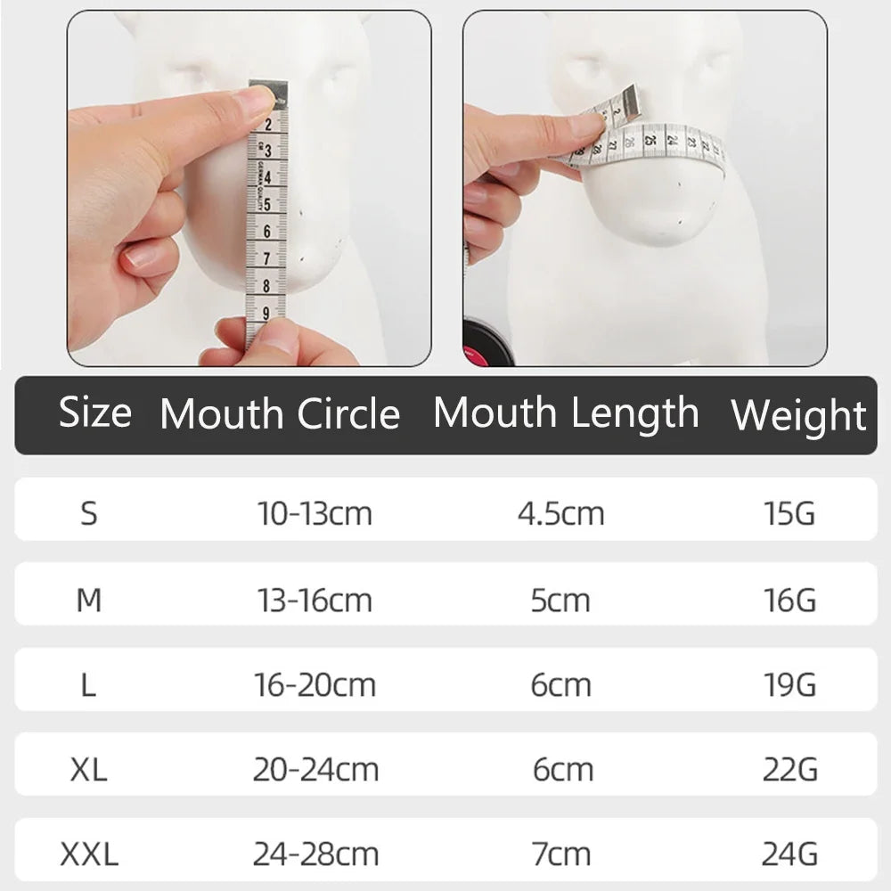 Adjustable Breathable Mesh Dog Muzzle