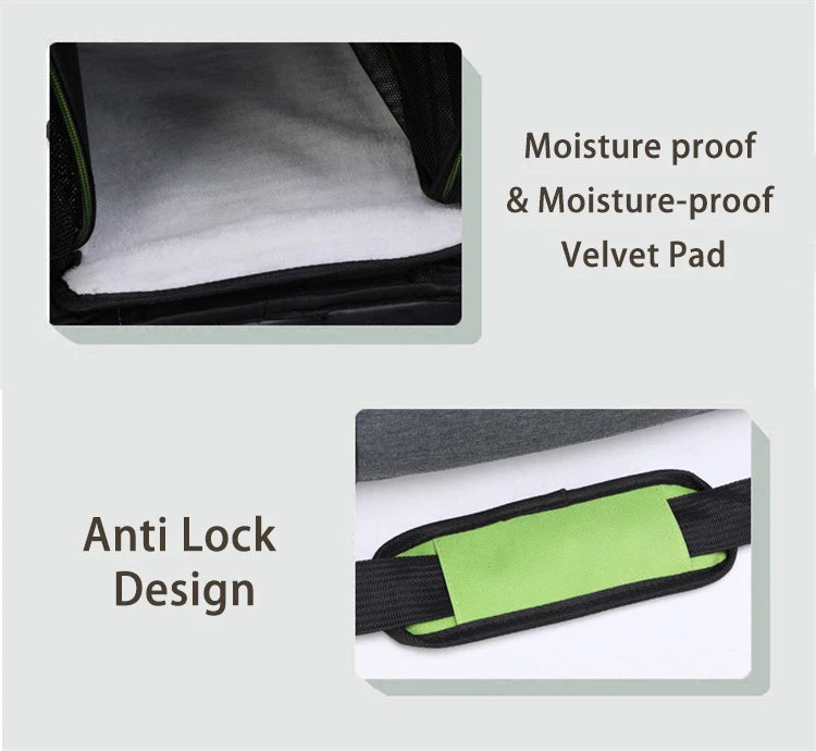 Foldable Large Capacity Pet Carrier Bag