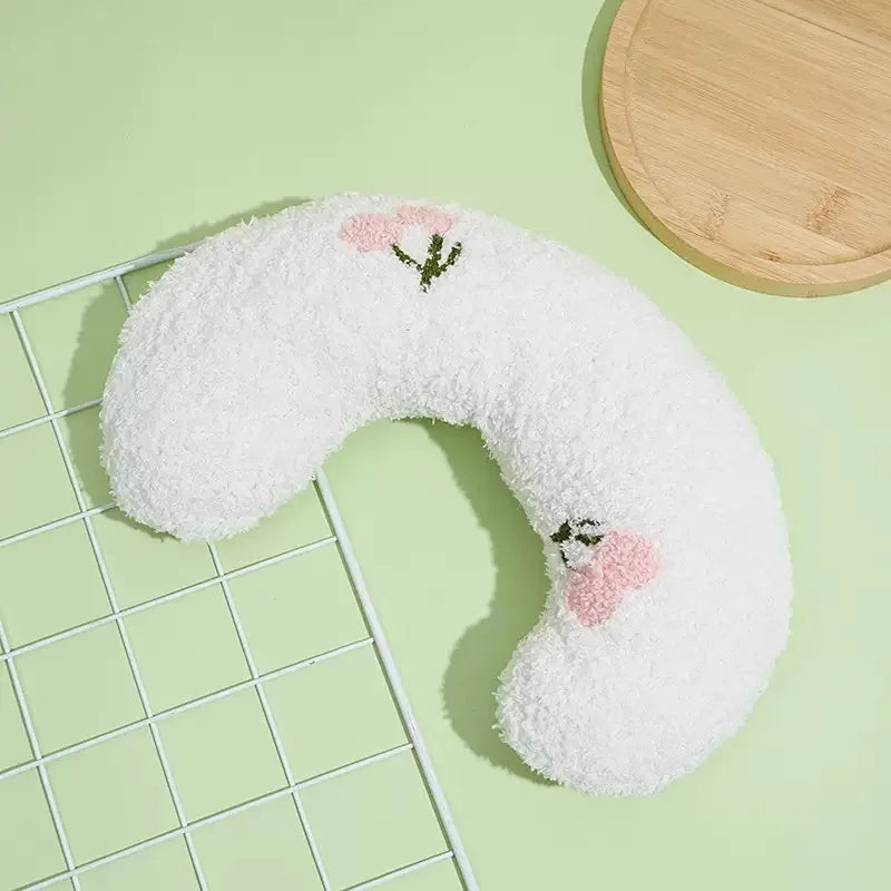 Ultra Soft Fluffy Cat Calming Pillow — Half Donut Cuddler for Joint Relief & Better Sleep