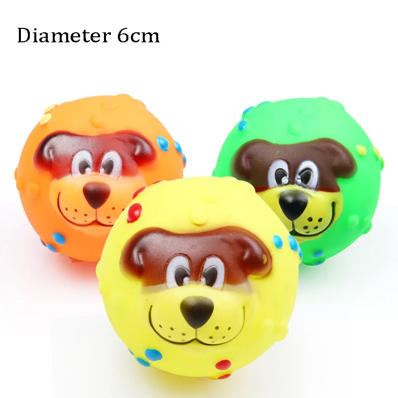 Squeaky Ball Toys for Small Dogs — 6cm