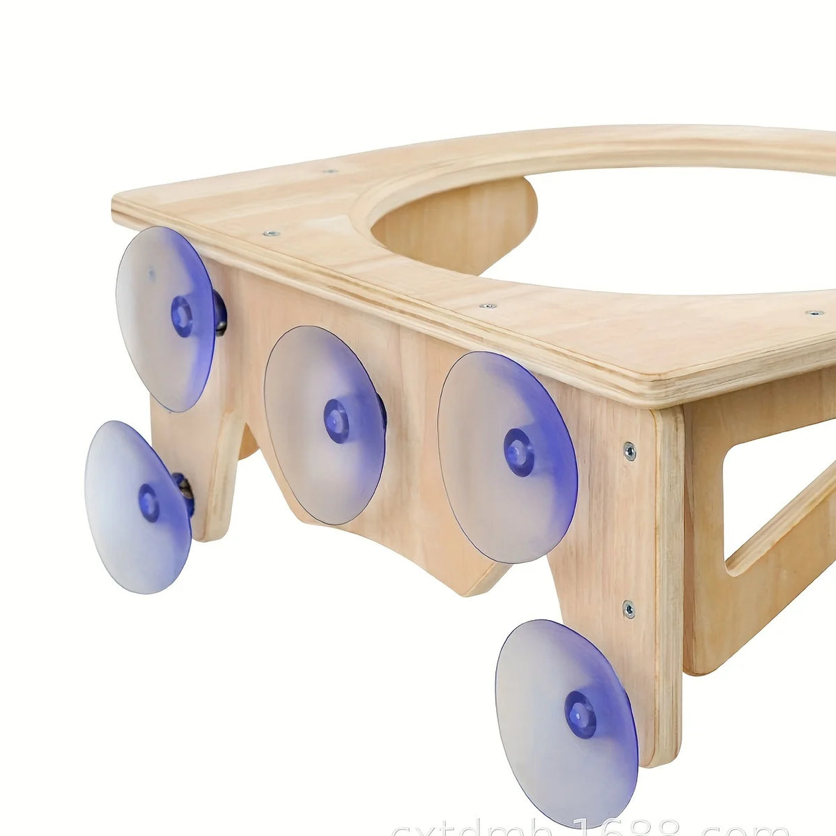 Cat Window Perch – Wooden Capsule Hammock Bed with Suction Cups