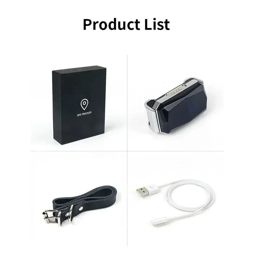Waterproof GPS Pet Collar Tracker with WiFi & Real-Time Tracking
