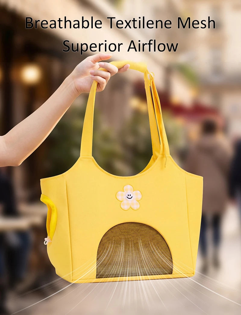 Canvas Pet Carrier Bag for Small Dogs & Cats — Up to 7.5kg