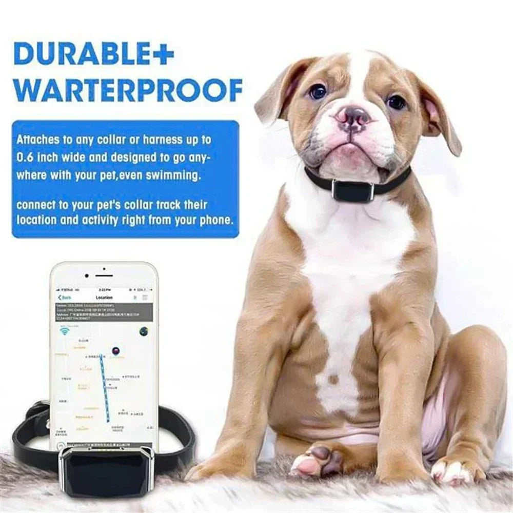 Waterproof GPS Pet Collar Tracker with WiFi & Real-Time Tracking