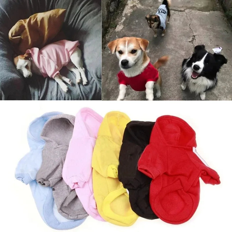 Sweat à capuche pour chien automne-hiver - Manteau chaud en molleton pour chiens de taille moyenne à grande