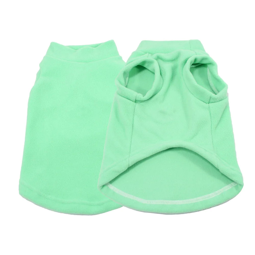 Fleece Vest Jacket for Cats & Small Dogs