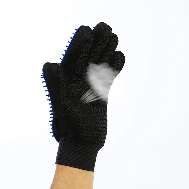 Silicone Pet Grooming Glove for Cats & Dogs