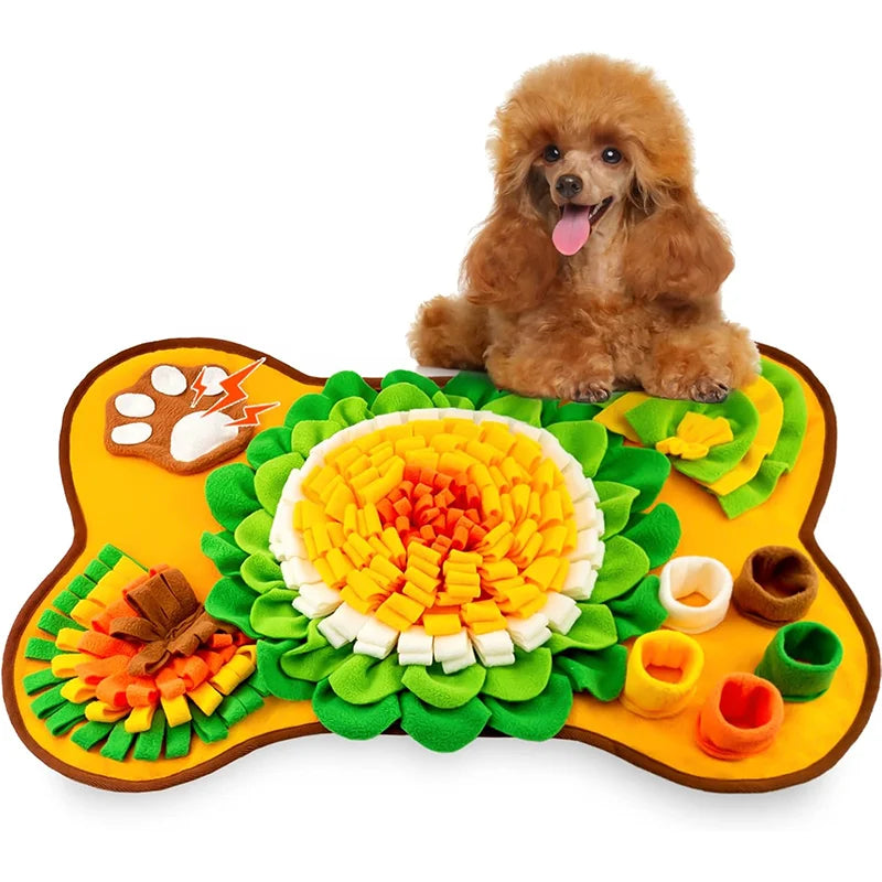Dog Snuffle Mat — Slow Feeder, Stress Relief & Birthday Gift
