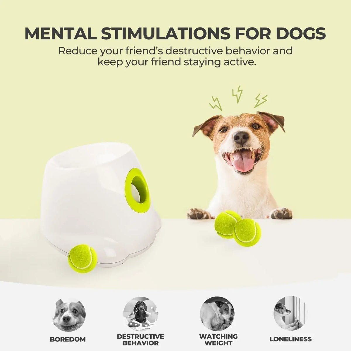 Automatic Mini Dog Ball Launcher