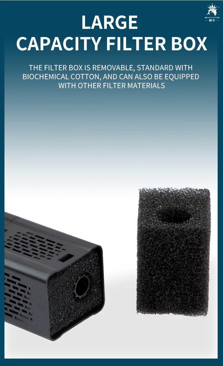 Internal Aquarium Filter with Spray Bar Outlet