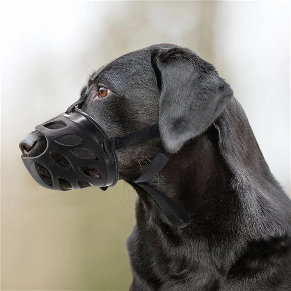 Breathable Anti-Bite Dog Muzzle with Open Nose