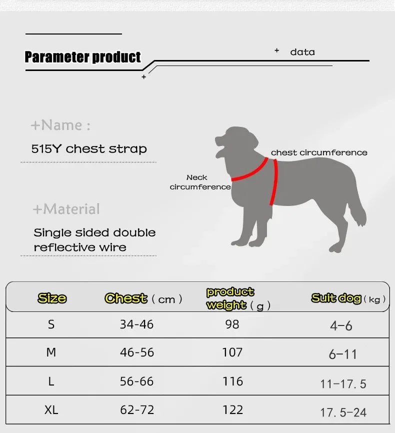 No-Pull Reflective Dog Vest Harness with Handle