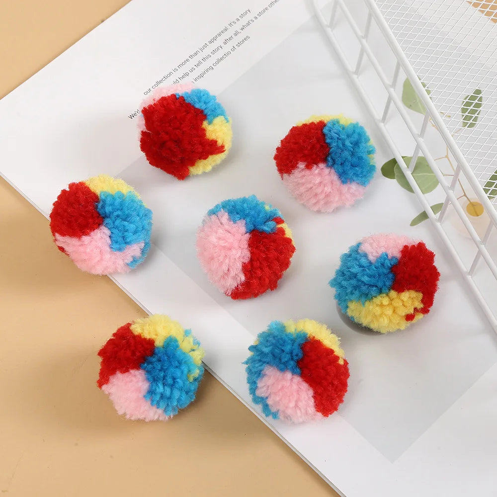 Plush Interactive Toy Ball for Cats & Dogs