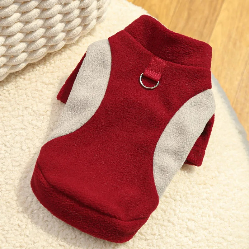 Soft Fleece Dog Hoodie & Warm Winter Coat
