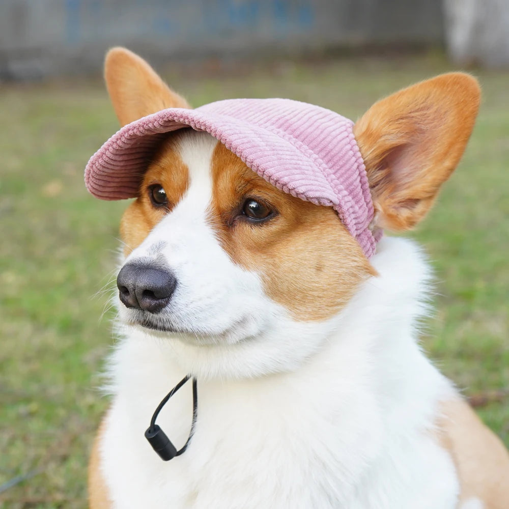 Fashionable Pet Dog Hat with Adjustable Sun Protection XS to XL Size for Small Medium Large Dogs Pet Outdoor Suppies Accessories