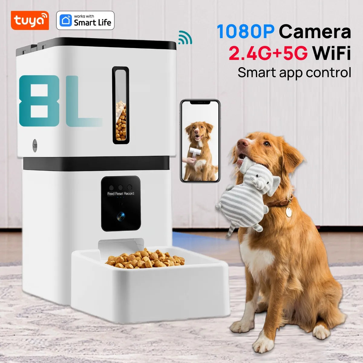 Smart Pet Feeder with Camera